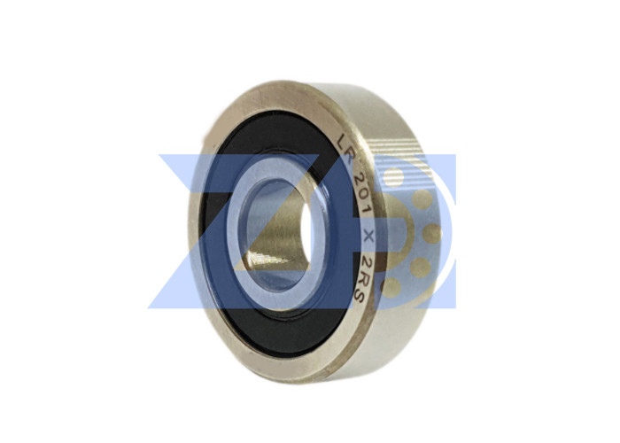 LR201-X-2RSR Kanal Makaralı Rulman Boyutları12x35x10mm Eksenel Bilyalı Rulman Palet makaraları