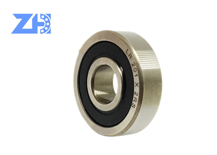 LR201-X-2RSR Kanal Makaralı Rulman Boyutları12x35x10mm Eksenel Bilyalı Rulman Palet makaraları