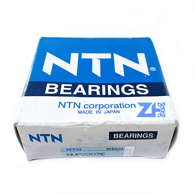 NUP2207E 35x72x23mm silindirik makaralı rulman tek sıralı düz delikli çıkarılabilir iç halka iki parçalı