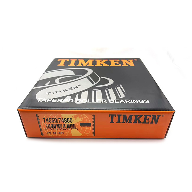 74550-74850 tek sıralı konik makaralı rulman hassas sınıf P0 P6 P5 P4 P2 sabit oluk yapısı standart kafes