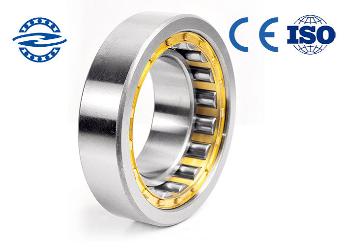 Tek Sıralı Silindirik Makaralı Rulmanlar N214 Krom Çelik GCR15 Makineler İçin Malzeme 70 * 125 * 24 Mm