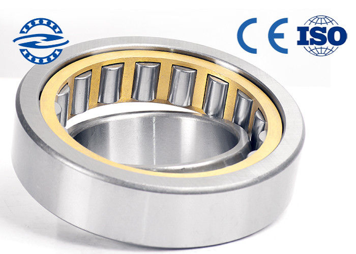 Tek Sıralı Silindirik Makaralı Rulmanlar N214 Krom Çelik GCR15 Makineler İçin Malzeme 70 * 125 * 24 Mm