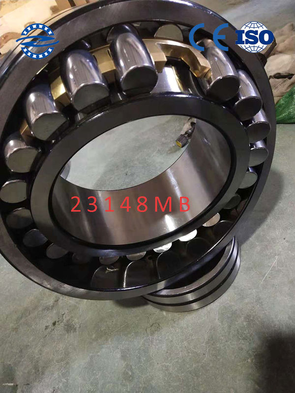 Pirinç Kafes Oynak Makaralı Rulman 23148 ​​W33 / MB Paralel Delikli Tip 240*400*128MM