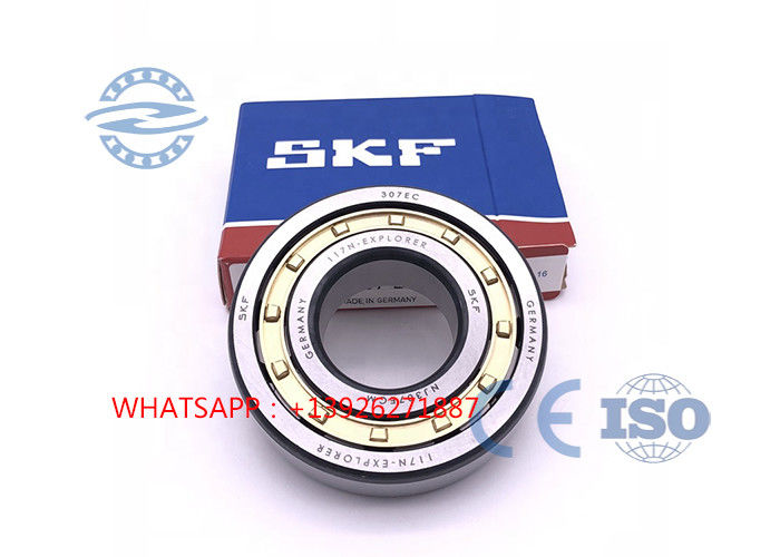NJ203 Silindirik Makaralı Rulman Pirinç Kafes Ve Elektrikli Aletler İçin Çelik Kafes 17 * 40 * 12mm