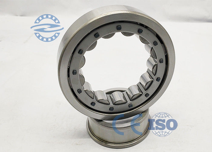 NJ203 Silindirik Makaralı Rulman Pirinç Kafes Ve Elektrikli Aletler İçin Çelik Kafes 17 * 40 * 12mm
