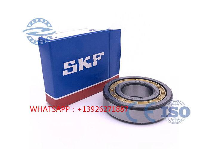 NJ203 Silindirik Makaralı Rulman Pirinç Kafes Ve Elektrikli Aletler İçin Çelik Kafes 17 * 40 * 12mm