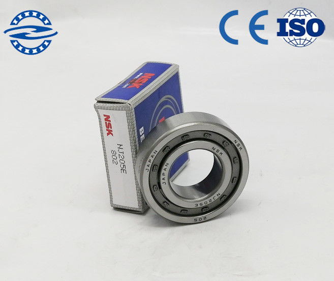 Tek Sıralı P0 C1 NJ205E Silindirik Makaralı Rulman boyutu 25*52*15mm