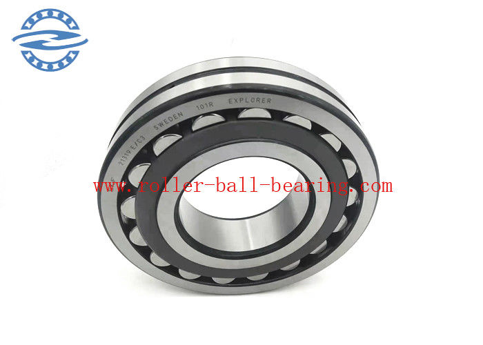 Çift Sıralı Paslanmaz Çelik Oynak Makaralı Rulman 21319 CCW33C3 boyutu 90 * 200 * 45mm