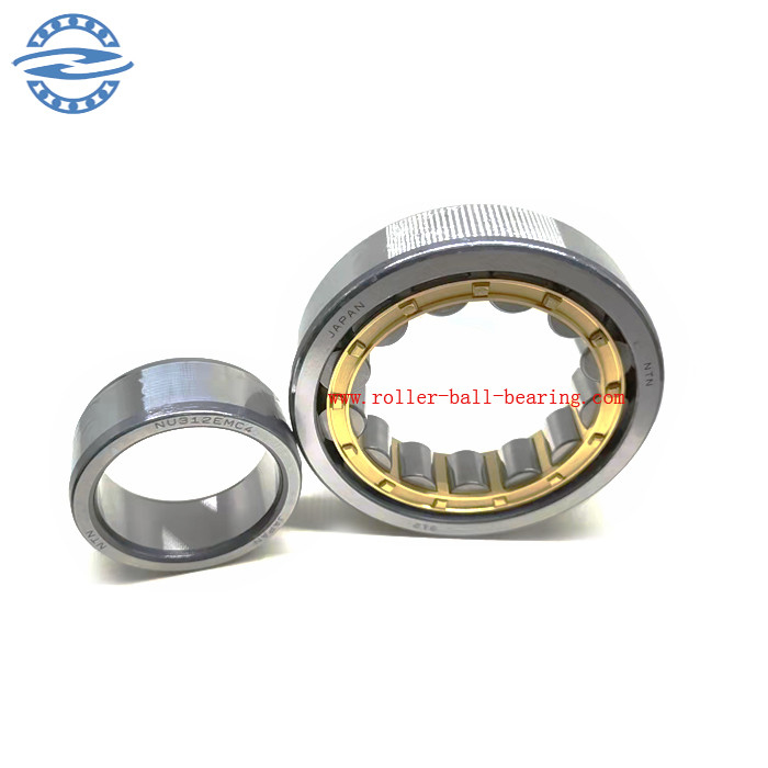 Nu312em Silindirik Makaralı Rulman Boyutu 60 * 130 * 31mm Çekiş Motorları İçin