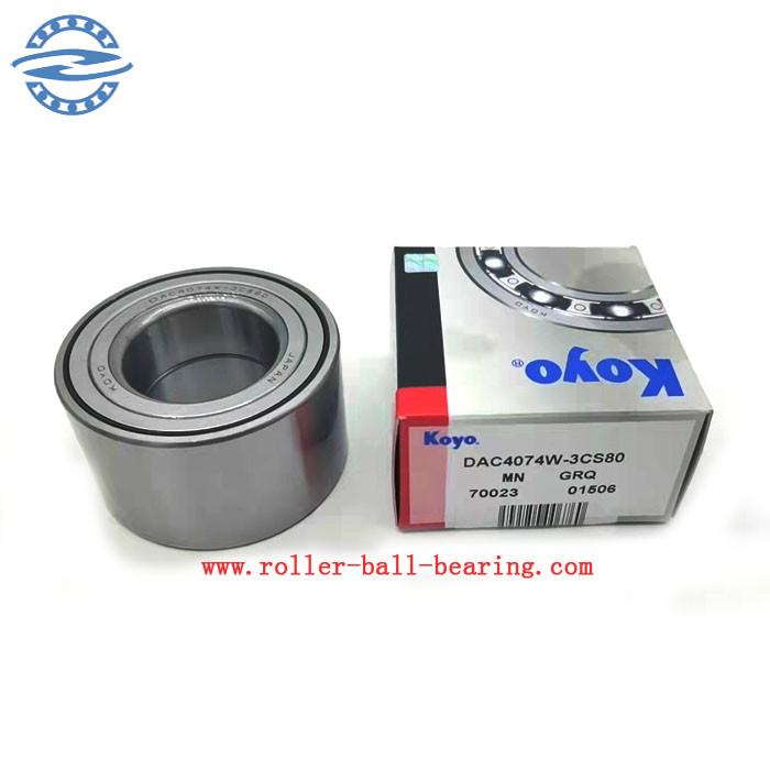 DAC4074W-3CS80 Gcr15 Hub Rulman Yedek Parçaları DAC4074 araba tekerleği taşıyan Boyut 40*74*42MM