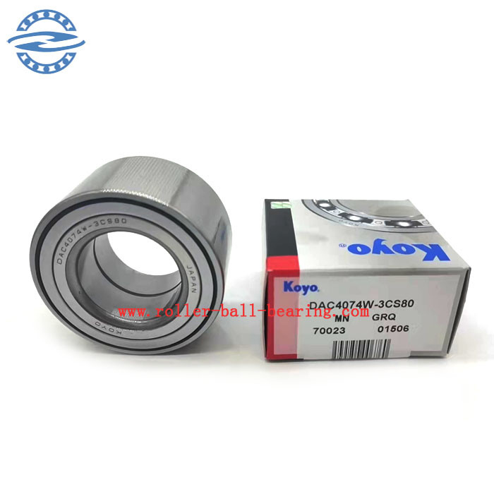 DAC4074W-3CS80 Gcr15 Hub Rulman Yedek Parçaları DAC4074 araba tekerleği taşıyan Boyut 40*74*42MM