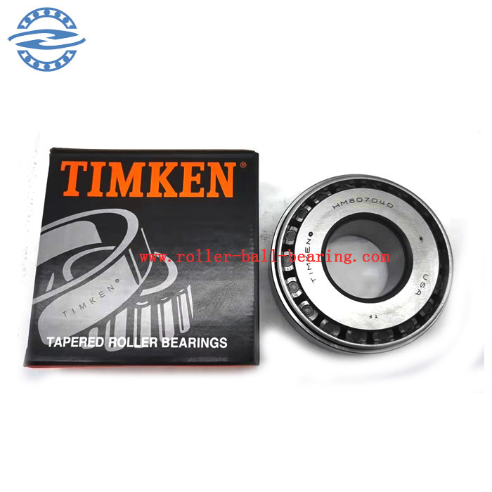 Gcr15 Konik Makaralı Rulman OEM HM807040/10 Boyut 44.45*104.78*36.51MM HM807040/807010 807040 807010