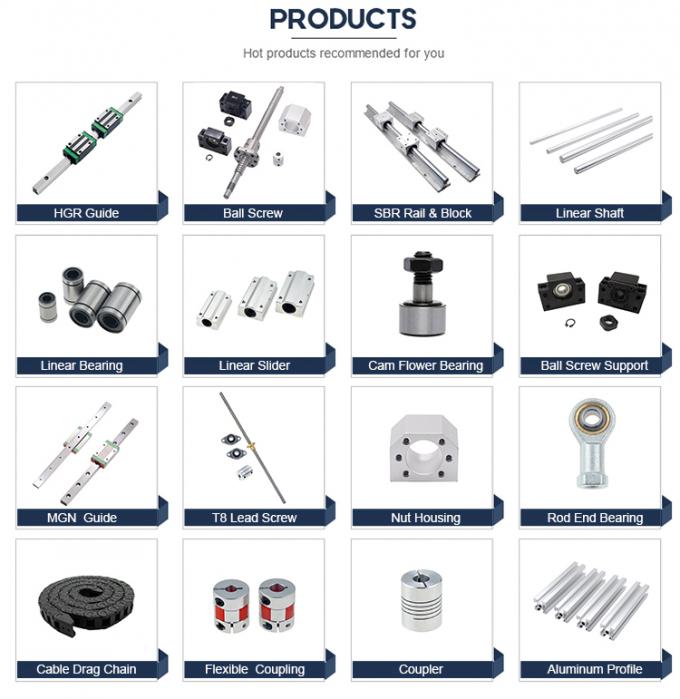 100mm 800mm Minyatür Lineer Ray Kaydırağı MGN7 MGN12 MGN15 MGN9 11